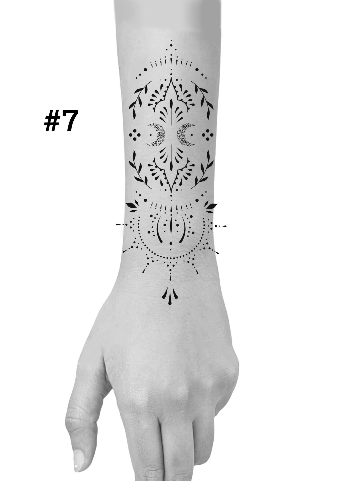 Ornamental Cuff Temporary Tattoo