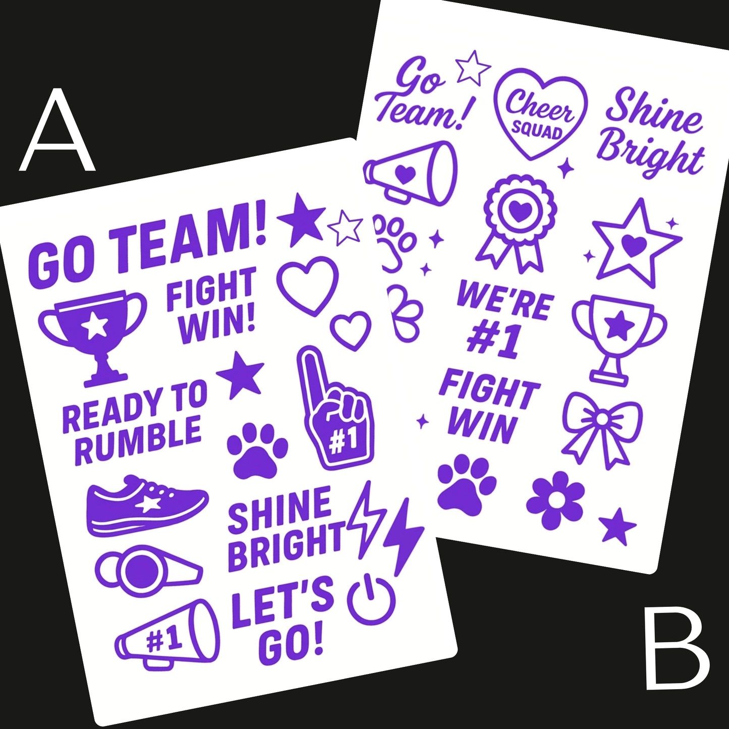 Sports / Swimming Carnival Temporary Tattoo A6