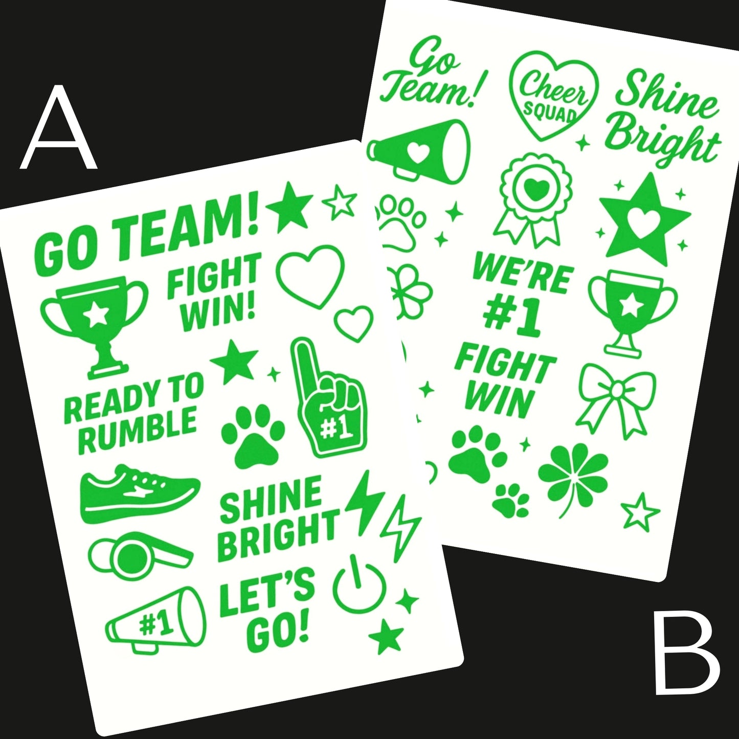 Sports / Swimming Carnival Temporary Tattoo A6