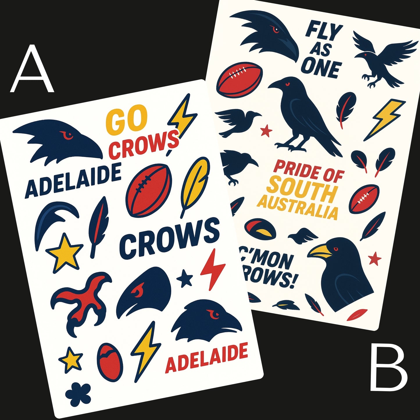 AFL Football Teams Temporary Tattoos A6