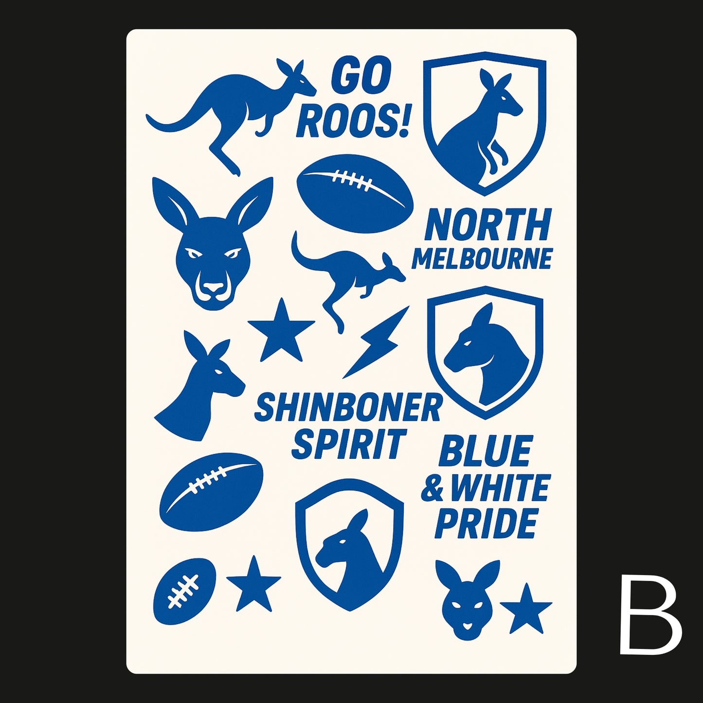AFL Football Teams Temporary Tattoos A6