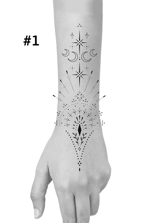 Ornamental Cuff Temporary Tattoo