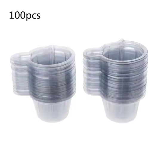 40ml Plastic Disposable Rinse Cups- 100 pieces