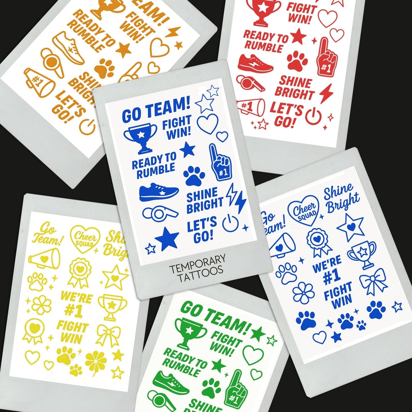 Sports / Swimming Carnival Temporary Tattoo A6