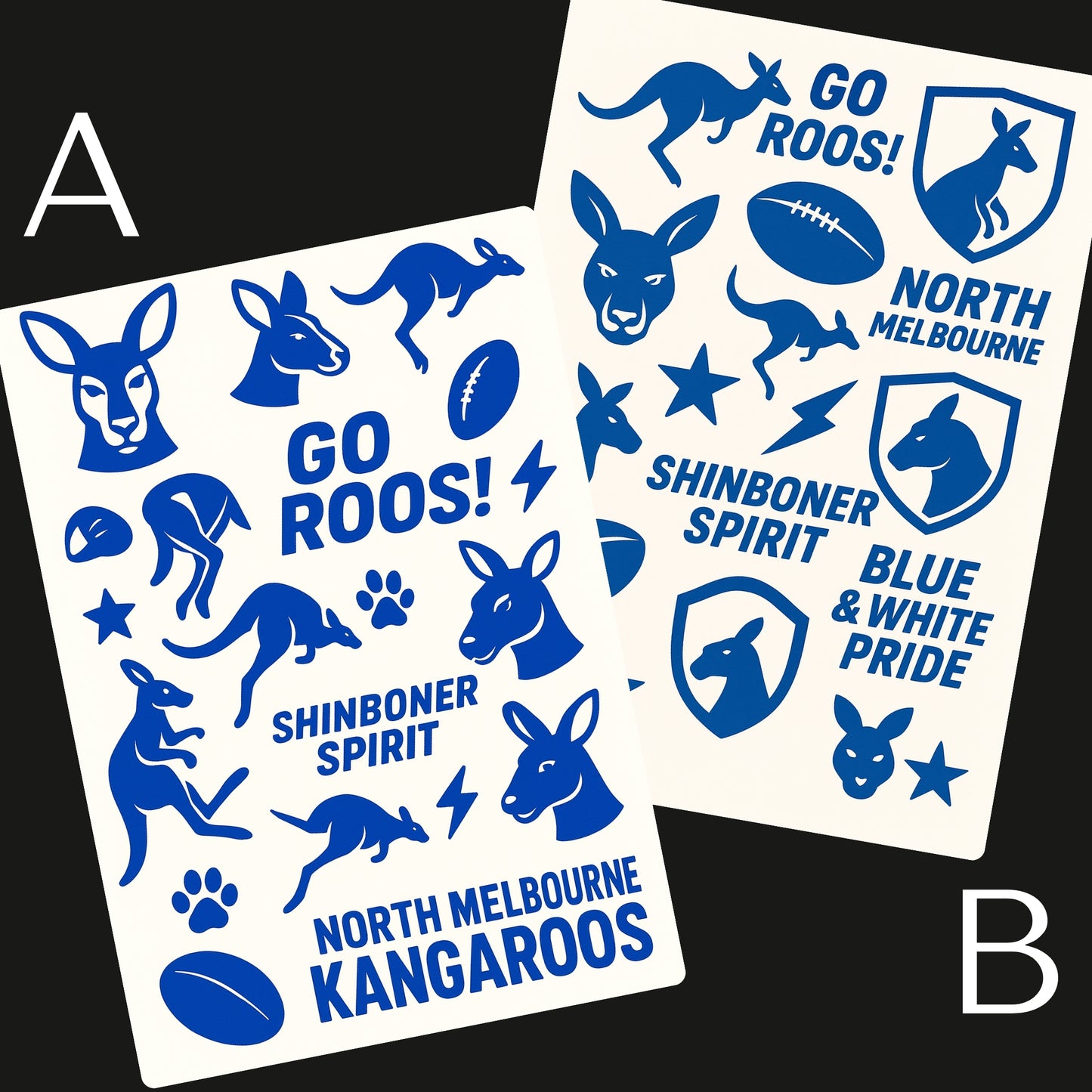 AFL Football Teams Temporary Tattoos A6