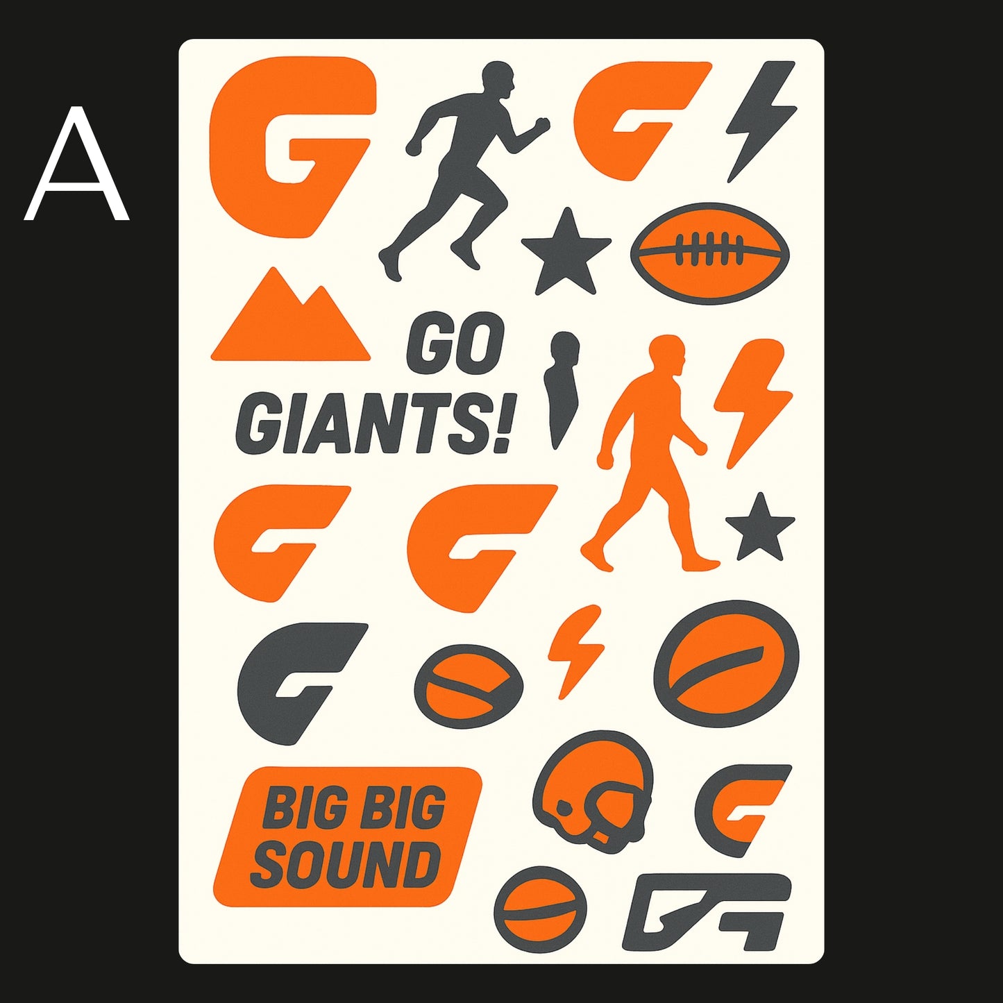 AFL Football Teams Temporary Tattoos A6
