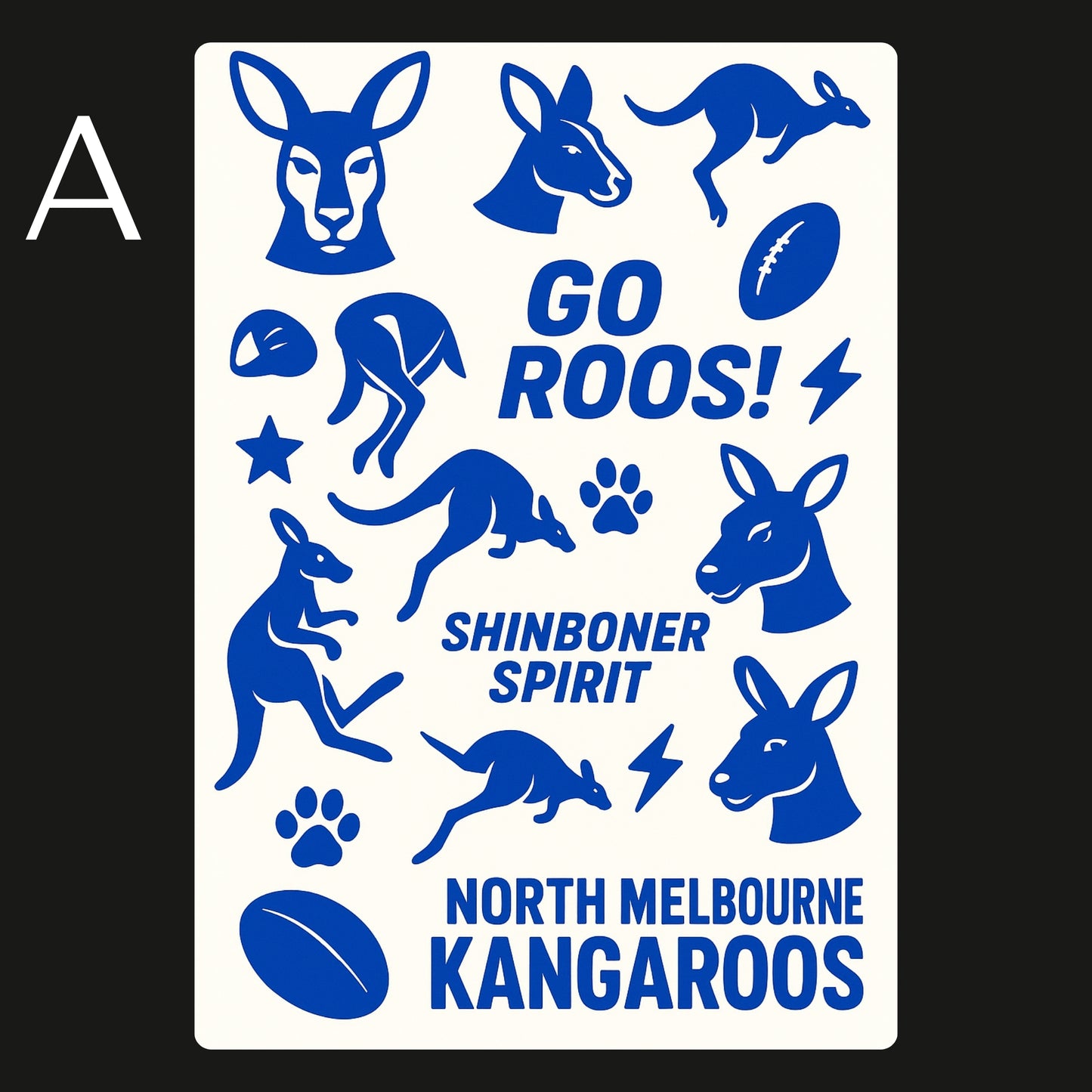 AFL Football Teams Temporary Tattoos A6